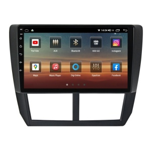 Navigatie dedicata cu Android Subaru Impreza / XV / WRX 2007 - 2014, 4GB RAM, Radio GPS Dual Zone, Display HD QLED 9" Touchscreen, Internet Wi-Fi si slot SIM 4G, Bluetooth, MirrorLink, USB 100251270
