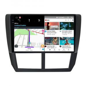 Navigatie dedicata cu Android Subaru Impreza / XV / WRX 2007 - 2014, 8GB RAM, Radio GPS Dual Zone, Display 2K QLED 9.5" Touchscreen, Internet Wi-Fi si slot SIM 4G, Bluetooth, MirrorLink, USB, Waze 110430
