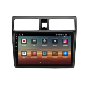 Navigatie dedicata cu Android Suzuki Swift III 2005 - 2010, 4GB RAM, Radio GPS Dual Zone, Display HD QLED 10" Touchscreen, Internet Wi-Fi si slot SIM 4G, Bluetooth, MirrorLink, USB 100252860