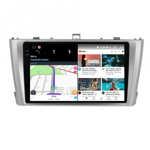 Navigatie dedicata cu Android Toyota Avensis 2009 - 2015, 8GB RAM, Radio GPS Dual Zone, Display 2K QLED 9.5" Touchscreen, Internet Wi-Fi si slot SIM 4G, Bluetooth, MirrorLink, USB, Waze 110460