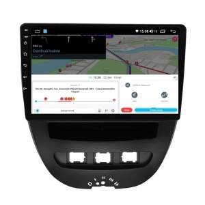 Navigatie dedicata cu Android Toyota Aygo 2005 - 2014, 2GB RAM, Radio GPS Dual Zone, Display HD QLED 10" Touchscreen, Internet Wi-Fi si slot SIM 4G, Bluetooth, MirrorLink, USB 100290930