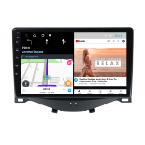 Navigatie dedicata cu Android Toyota Aygo 2014 - 2022, 2GB RAM, Radio GPS Dual Zone, Display HD IPS 9" Touchscreen, Internet Wi-Fi, Bluetooth, MirrorLink, USB 100523520
