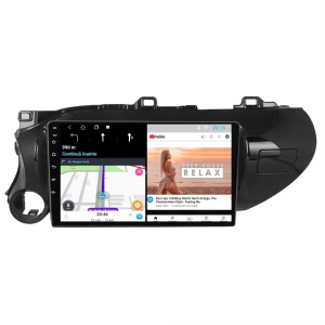 Navigatie dedicata cu Android Toyota Hilux VIII dupa 2015, 2GB RAM, Radio GPS Dual Zone, Display HD IPS 10" Touchscreen, Internet Wi-Fi, Bluetooth, MirrorLink, USB 100511400