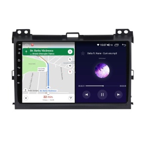 Navigatie dedicata cu Android Toyota Land Cruiser Prado J120 2002 - 2010, 4GB RAM, Radio GPS Dual Zone, Display HD QLED 9" Touchscreen, Internet Wi-Fi si slot SIM 4G, Bluetooth, MirrorLink, USB 100268730