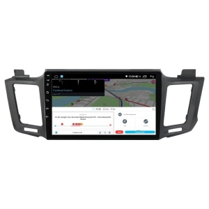 Navigatie dedicata cu Android Toyota Rav4 IV 2013 - 2018, 4GB RAM, Radio GPS Dual Zone, Display HD QLED 10" Touchscreen, Internet Wi-Fi si slot SIM 4G, Bluetooth, MirrorLink, USB 100267050