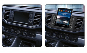 Navigatie dedicata cu Android VW Crafter dupa 2016, 1GB RAM, Radio GPS Dual Zone, Touchscreen IPS 9.7" HD tip Tesla, Internet Wi-Fi, Bluetooth, MirrorLink, USB, Waze 90550