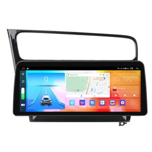Navigatie dedicata cu Android VW Golf VII 2012 - 2019, negru, 8GB RAM, Radio GPS Dual Zone, Display QLED 12.3" Touchscreen, Internet Wi-Fi si slot SIM 4G, Bluetooth, MirrorLink, USB 100298310