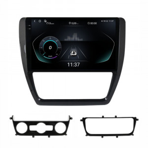 Navigatie dedicata cu Android VW Jetta IV 2011 - 2018, 12GB RAM, Radio GPS Dual Zone, Display 2K QLED 10.36" Touchscreen, Internet Wi-Fi si slot SIM 4G, Bluetooth, MirrorLink, USB, Waze 96300
