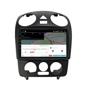 Navigatie dedicata cu Android VW New Beetle 2004 - 2011, 2GB RAM, Radio GPS Dual Zone, Display HD QLED 9" Touchscreen, Internet Wi-Fi si slot SIM 4G, Bluetooth, MirrorLink, USB 100290270