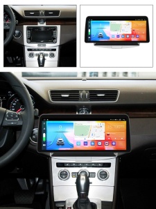 Navigatie dedicata cu Android VW Passat CC 2008 - 2018, 8GB RAM, Radio GPS Dual Zone, Display QLED 12.3" Touchscreen, Internet Wi-Fi si slot SIM 4G, Bluetooth, MirrorLink, USB 100299480