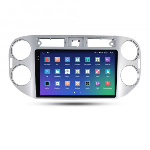 Navigatie dedicata cu Android VW Tiguan I 2007 - 2012, 8GB RAM, Radio GPS Dual Zone, Display 2K QLED 9.5" Touchscreen, Internet Wi-Fi si slot SIM 4G, Bluetooth, MirrorLink, USB, Waze 110510