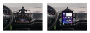 Navigatie dedicata cu Android VW UP dupa 2016, 4GB RAM, Radio GPS Dual Zone, Touchscreen IPS 9.7" HD tip Tesla, Internet Wi-Fi si slot SIM 4G, Bluetooth, MirrorLink, USB 100127490