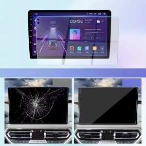 Folie sticla securizata HD Premium 9H pentru ecran navigatie 9 inch 100125681