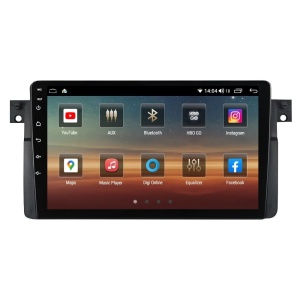 Navigatie dedicata cu Android BMW Seria 3 (E46) 1997 - 2005, 4GB RAM, Radio GPS Dual Zone, Display HD QLED 9" Touchscreen, Internet Wi-Fi si slot SIM 4G, Bluetooth, MirrorLink, USB 100250181