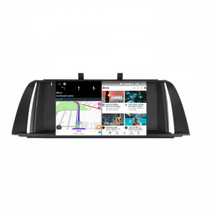 Navigatie dedicata cu Android BMW Seria 5 (F10) 2009 - 2012, 8GB RAM, Radio GPS Dual Zone, Display 2K QLED 9.5" Touchscreen, Internet Wi-Fi si slot SIM 4G, Bluetooth, MirrorLink, USB, Waze 111201