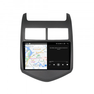 Navigatie dedicata cu Android Chevrolet Aveo 2011 - 2014, 4GB RAM, Radio GPS Dual Zone, Display 2K QLED 9.5" Touchscreen, Internet Wi-Fi si slot SIM 4G, Bluetooth, MirrorLink, USB, Waze 103881