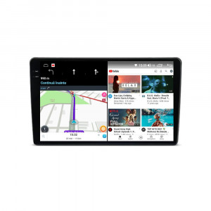 Navigatie dedicata cu Android Citroen Berlingo 2008 - 2018, 4GB RAM, Radio GPS Dual Zone, Display 2K QLED 9.5" Touchscreen, Internet Wi-Fi si slot SIM 4G, Bluetooth, MirrorLink, USB, Waze 109111