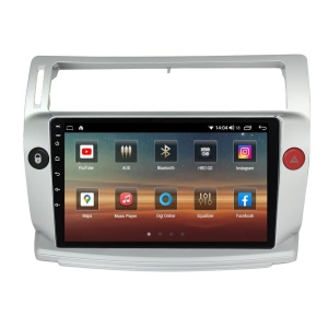 Navigatie dedicata cu Android Citroen C4 I 2004 - 2009, 4GB RAM, Radio GPS Dual Zone, Display HD QLED 9" Touchscreen, Internet Wi-Fi si slot SIM 4G, Bluetooth, MirrorLink, USB 100250271