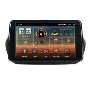 Navigatie dedicata cu Android Citroen Nemo 2008 - 2018, 4GB RAM, Radio GPS Dual Zone, Display HD QLED 9" Touchscreen, Internet Wi-Fi si slot SIM 4G, Bluetooth, MirrorLink, USB