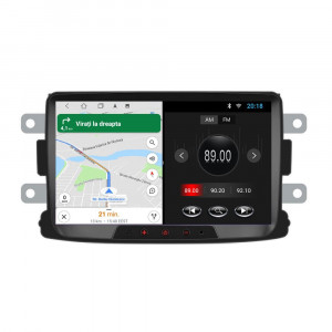 Navigatie dedicata cu Android Dacia Duster II 2018 - 2022, 2GB RAM, Radio GPS Dual Zone, Display HD 8'' Touchscreen, Internet Wi-Fi, Bluetooth, MirrorLink, USB, Waze 101051