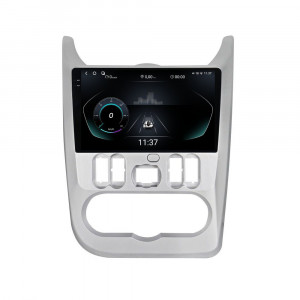 Navigatie dedicata cu Android Dacia Logan I 2008 - 2013, 12GB RAM, Radio GPS Dual Zone, Display 2K QLED 9.5" Touchscreen, Internet Wi-Fi si slot SIM 4G, Bluetooth, MirrorLink, USB, Waze 95601
