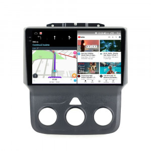 Navigatie dedicata cu Android Dodge RAM 2013 - 2018, clima manuala, 4GB RAM, Radio GPS Dual Zone, Display 2K QLED 9.5" Touchscreen, Internet Wi-Fi si slot SIM 4G, Bluetooth, MirrorLink, USB, Waze 109921