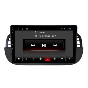 Navigatie dedicata cu Android Fiat 500 2007 - 2015, negru, 2GB RAM, Radio GPS Dual Zone, Display HD IPS 9" Touchscreen, Internet Wi-Fi, Bluetooth, MirrorLink, USB 100503981
