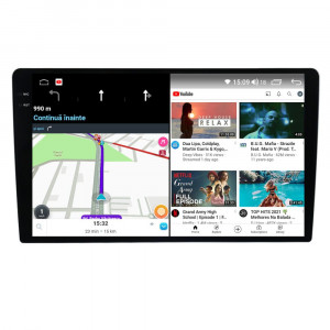 Navigatie dedicata cu Android Ford C-Max 2003 - 2010, 12GB RAM, Radio GPS Dual Zone, Display 2K QLED 9.5" Touchscreen, Internet Wi-Fi si slot SIM 4G, Bluetooth, MirrorLink, USB, Waze 99531