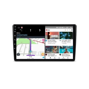 Navigatie dedicata cu Android Ford Fiesta V 2002 - 2005, 6GB RAM, Radio GPS Dual Zone, Display HD QLED 9" Touchscreen, Internet Wi-Fi si slot SIM 4G, Bluetooth, MirrorLink, USB 100011321