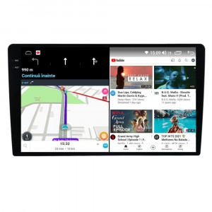 Navigatie dedicata cu Android Ford Fiesta V 2005 - 2008, 8GB RAM, Radio GPS Dual Zone, Display 2K QLED 9.5" Touchscreen, Internet Wi-Fi si slot SIM 4G, Bluetooth, MirrorLink, USB, Waze 110601