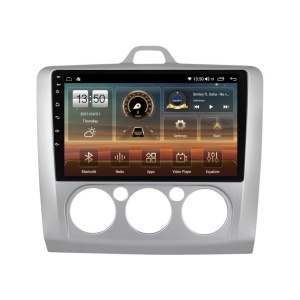 Navigatie dedicata cu Android Ford Focus II 2004 - 2011, clima manuala, 2GB RAM, Radio GPS Dual Zone, Display HD QLED 9" Touchscreen, Internet Wi-Fi si slot SIM 4G, Bluetooth, MirrorLink, USB 100255191