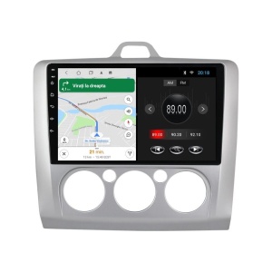 Navigatie dedicata cu Android Ford Focus II 2004 - 2011, clima manuala, 2GB RAM, Radio GPS Dual Zone, Display HD IPS 9" Touchscreen, Internet Wi-Fi, Bluetooth, MirrorLink, USB 100528311