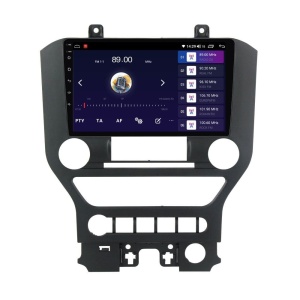 Navigatie dedicata cu Android Ford Mustang 2014 - 2021 cu navigatie originala, 2GB RAM, Radio GPS Dual Zone, Display HD QLED 9" Touchscreen, Internet Wi-Fi si slot SIM 4G, Bluetooth, MirrorLink, USB 100260741