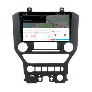Navigatie dedicata cu Android Ford Mustang 2014 - 2021 cu navigatie originala, 8GB RAM, Radio GPS Dual Zone, Display 2K QLED 9.5" Touchscreen, Internet Wi-Fi si slot SIM 4G, Bluetooth, MirrorLink, USB, Waze 112751