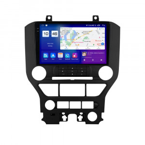 Navigatie dedicata cu Android Ford Mustang 2014 - 2021 fara navigatie originala, 4GB RAM, Radio GPS Dual Zone, Display 2K QLED 9.5" Touchscreen, Internet Wi-Fi si slot SIM 4G, Bluetooth, MirrorLink, USB, Waze 105381