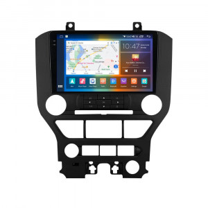 Navigatie dedicata cu Android Ford Mustang 2014 - 2021 fara navigatie originala, 8GB RAM, Radio GPS Dual Zone, Display 2K QLED 9.5" Touchscreen, Internet Wi-Fi si slot SIM 4G, Bluetooth, MirrorLink, USB, Waze 107901