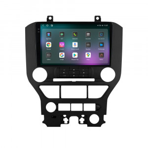 Navigatie dedicata cu Android Ford Mustang 2014 - 2021 fara navigatie originala, 12GB RAM, Radio GPS Dual Zone, Display 2K QLED 9.5" Touchscreen, Internet Wi-Fi si slot SIM 4G, Bluetooth, MirrorLink, USB, Waze 96981
