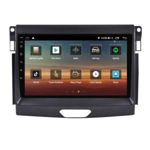 Navigatie dedicata cu Android Ford Ranger dupa 2015 fara navigatie originala, 4GB RAM, Radio GPS Dual Zone, Display HD QLED 9" Touchscreen, Internet Wi-Fi si slot SIM 4G, Bluetooth, MirrorLink, USB 100254231