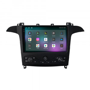Navigatie dedicata cu Android Ford S-Max I / Galaxy II 2006 - 2015 cu navigatie originala, 12GB RAM, Radio GPS Dual Zone, Display 2K QLED 9.5" Touchscreen, Internet Wi-Fi si slot SIM 4G, Bluetooth, MirrorLink, USB, Waze 96651