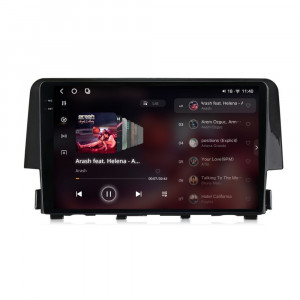 Navigatie dedicata cu Android Honda Civic X 2015 - 2021, 12GB RAM, Radio GPS Dual Zone, Display 2K QLED 9.5" Touchscreen, Internet Wi-Fi si slot SIM 4G, Bluetooth, MirrorLink, USB, Waze 95651