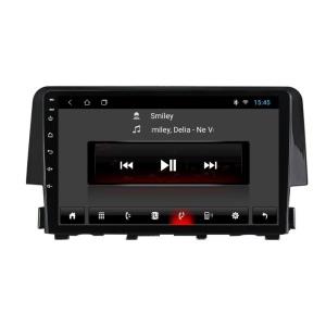 Navigatie dedicata cu Android Honda Civic X 2015 - 2021, 2GB RAM, Radio GPS Dual Zone, Display HD IPS 9" Touchscreen, Internet Wi-Fi, Bluetooth, MirrorLink, USB 100480851