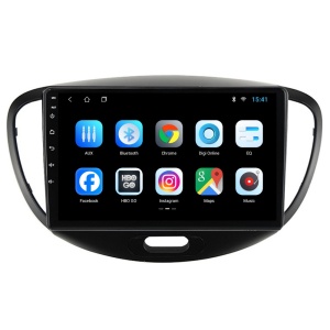Navigatie dedicata cu Android Hyundai i10 2007 - 2013, 1GB RAM, Radio GPS Dual Zone, Display HD IPS 9" Touchscreen, Internet Wi-Fi, Bluetooth, MirrorLink, USB 100496301