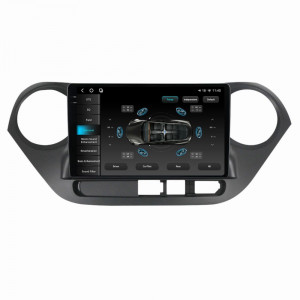 Navigatie dedicata cu Android Hyundai i10 2013 - 2019, 12GB RAM, Radio GPS Dual Zone, Display 2K QLED 9.5" Touchscreen, Internet Wi-Fi si slot SIM 4G, Bluetooth, MirrorLink, USB, Waze 98231