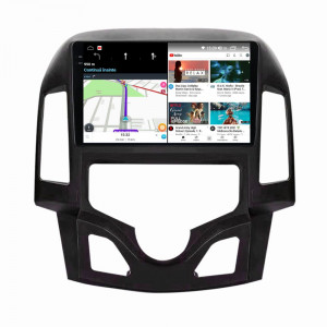 Navigatie dedicata cu Android Hyundai i30 2007 - 2012, clima automata, 4GB RAM, Radio GPS Dual Zone, Display 2K QLED 9.5" Touchscreen, Internet Wi-Fi si slot SIM 4G, Bluetooth, MirrorLink, USB, Waze 108531