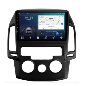 Navigatie dedicata cu Android Hyundai i30 2007 - 2012, clima manuala, 2GB RAM, Radio GPS Dual Zone, Display HD QLED 9" Touchscreen, Internet Wi-Fi si slot SIM 4G, Bluetooth, MirrorLink, USB 100254471