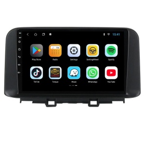 Navigatie dedicata cu Android Hyundai Kona dupa 2017, 2GB RAM, Radio GPS Dual Zone, Display HD QLED 10" Touchscreen, Internet Wi-Fi si slot SIM 4G, Bluetooth, MirrorLink, USB 100273101