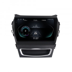 Navigatie dedicata cu Android Hyundai Santa Fe III / Grand Santa Fe 2012 - 2018, 12GB RAM, Radio GPS Dual Zone, Display 2K QLED 9.5" Touchscreen, Internet Wi-Fi si slot SIM 4G, Bluetooth, MirrorLink, USB, Waze 95661