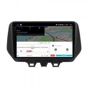Navigatie dedicata cu Android Hyundai Tucson 2018 - 2020, 8GB RAM, Radio GPS Dual Zone, Display 2K QLED 10.36" Touchscreen, Internet Wi-Fi si slot SIM 4G, Bluetooth, MirrorLink, USB, Waze 112541