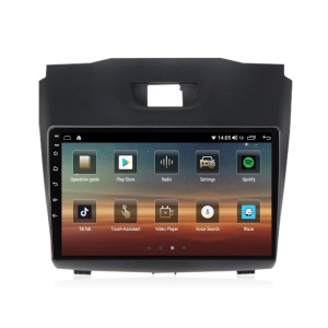 Navigatie dedicata cu Android Isuzu D-Max II 2012 - 2020, 4GB RAM, Radio GPS Dual Zone, Display HD QLED 9" Touchscreen, Internet Wi-Fi si slot SIM 4G, Bluetooth, MirrorLink, USB 100256181