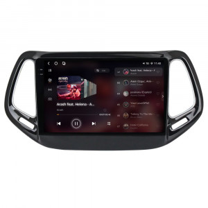 Navigatie dedicata cu Android Jeep Compass II 2016 - 2021, 12GB RAM, Radio GPS Dual Zone, Display 2K QLED 10.36" Touchscreen, Internet Wi-Fi si slot SIM 4G, Bluetooth, MirrorLink, USB, Waze 97301
